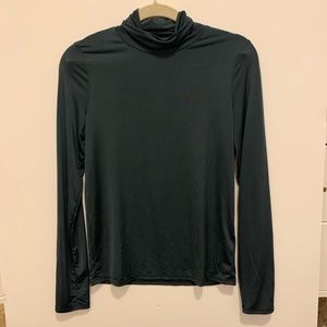 EXPRESS green turtleneck top